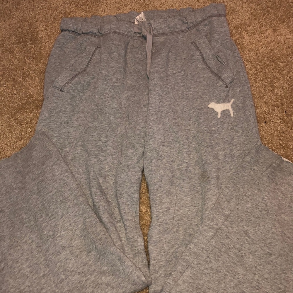 VS PINK WIDE LEG SWEATS